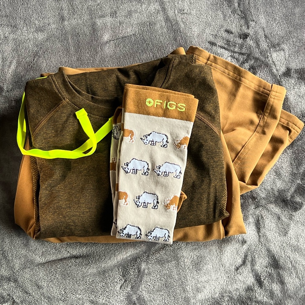 Figs Scrubs (Top/Bottom/Socks)